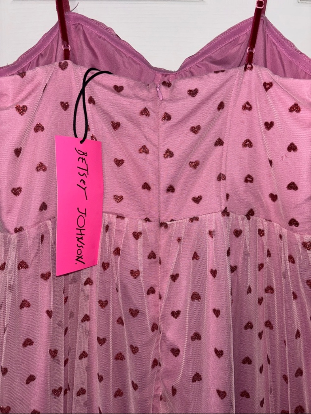 Betsey Johnson pink heart dress - Picture 4 of 5